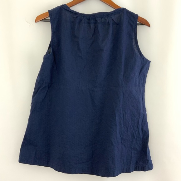 Women’s New York & Co Blue Babydoll Tank Size L - Picture 3 of 4